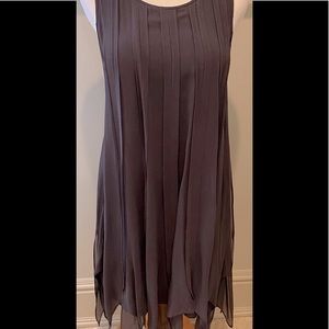 CALYPSO SILK HANDKERCHIEF HEM DRESS XS $245 NWT